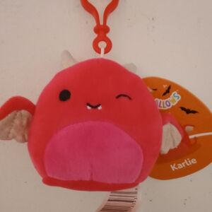 Set of 6 pieces squishmallows plush keychain or bookbag chain